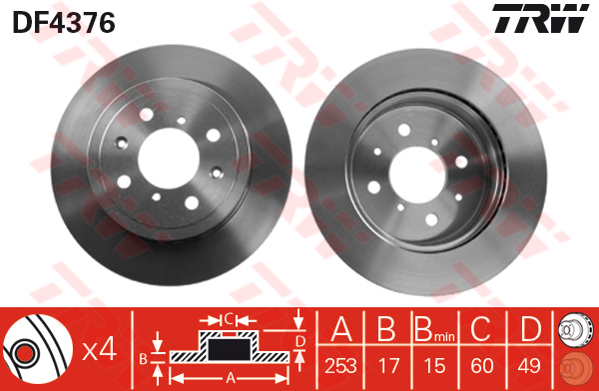 DİSK FREN AYNASI ÖN AC3271 AGILA 1.2 16V 1.3 CDTI ABSLİ HAVALI