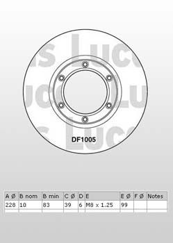 DİSK FREN AYNASI ÖN 561043 R12