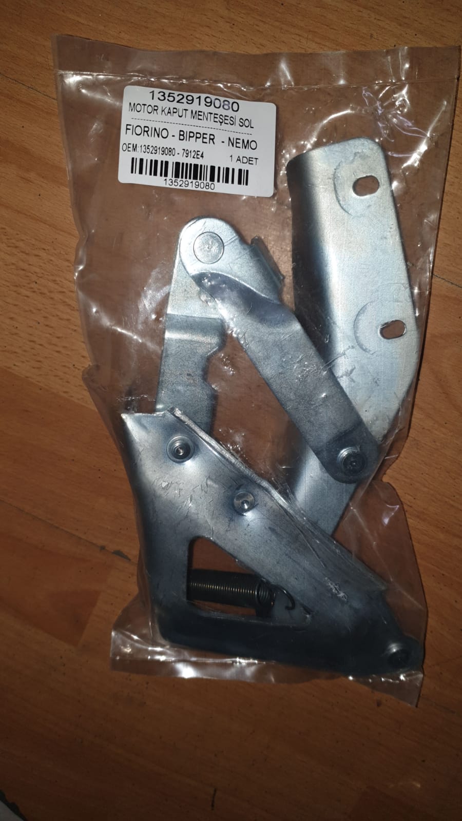 MOTOR KAPUT MENTEŞESİ YAYLI SOL K9675 FIORINO BIPPER NEMO