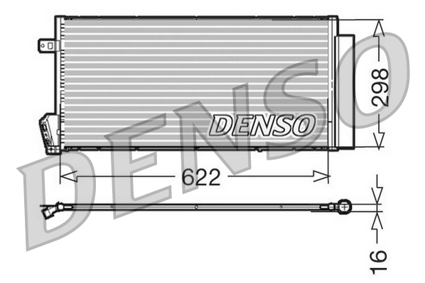 KLİMA RADYATÖR DCN09018 DOBLO (09-) 1.3 JTD 1.6 JTD 2.0 JTD