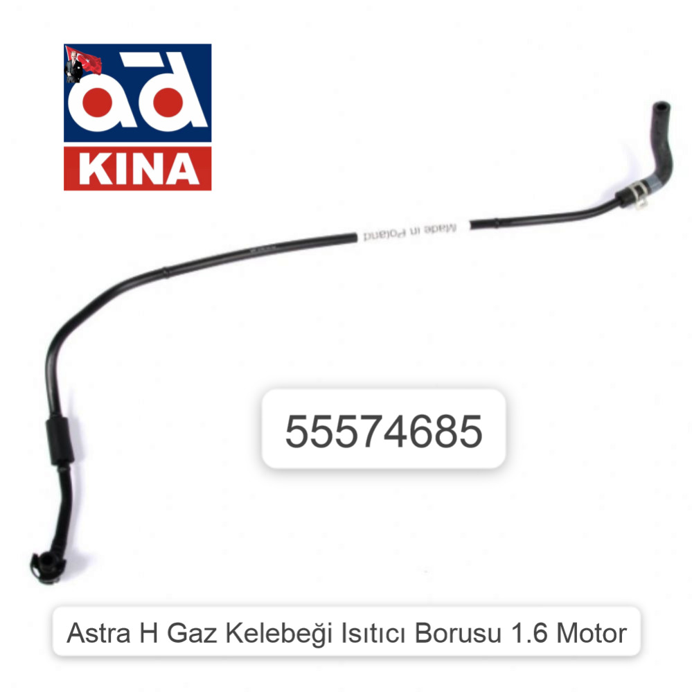 GAZ KELEBEĞİ ISITICI BORUSU ASTRA H 1.6 16V