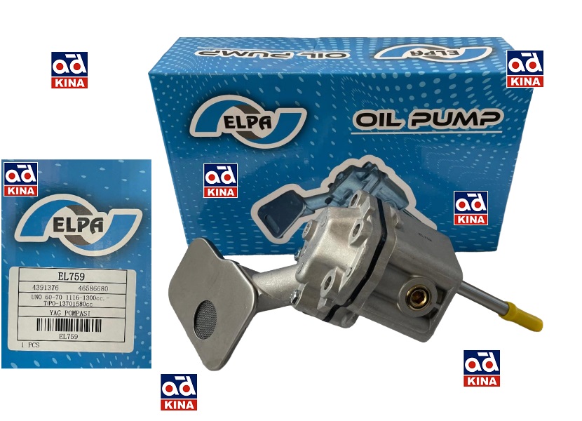 YAĞ POMPASI EL759 UNO 60 70 1116 1300cc. TİPO 13701580cc