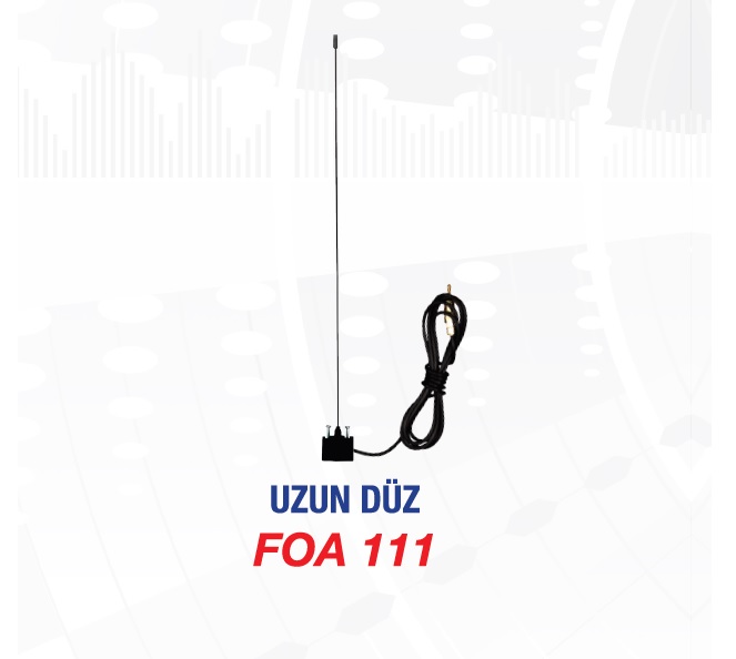 ANTEN KOMPLE FOA111 OLUK İÇİN UZUN DÜZ