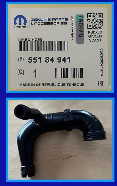 TURBO GİRİŞ HORTUMU 35596 DOBLO 1.3 PALIO ALBEA PUNTO FİORİNO CORSA COMBO