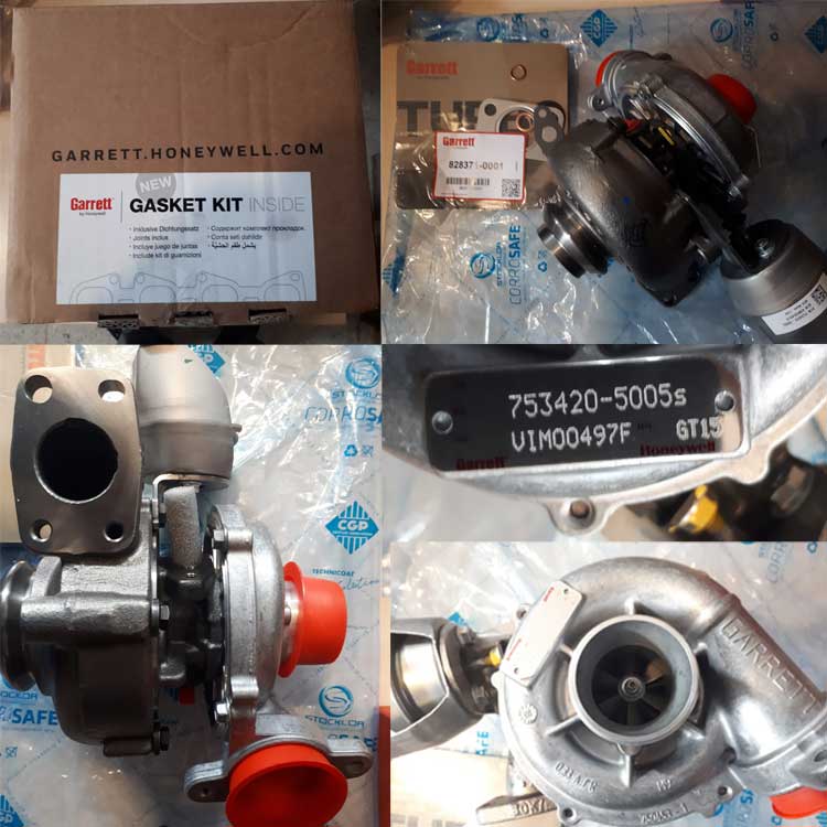 TURBO KOMPLE T7534205006S P308 1.6HDI FOCUS-II 1.6 TDCI 16V (110PS) | 3M5Q6K682AK 1479055