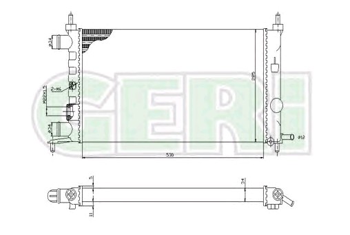 RADYATÖR RA0200770 ASTRA-G (98-) 1.4İ 16V 1.6İ 16V KLİMALI