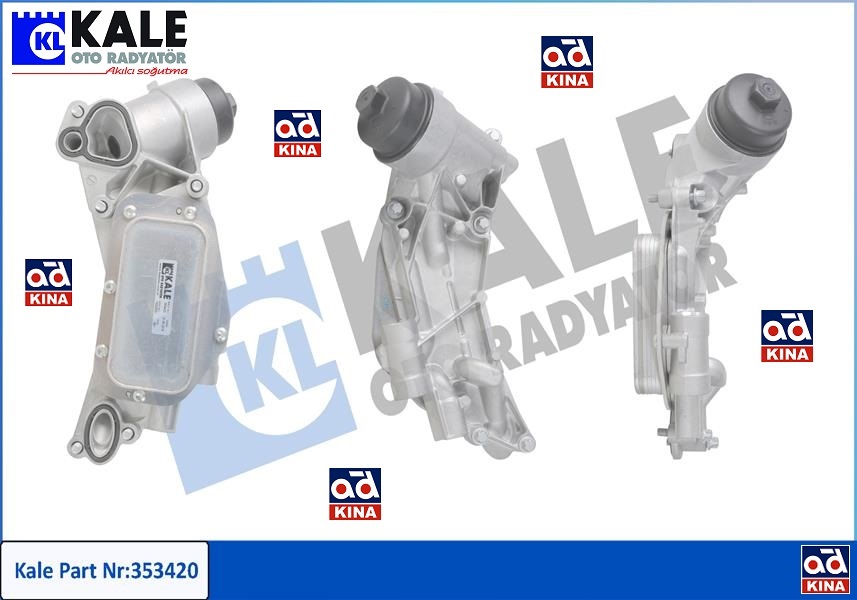 YAĞ SOĞUTUCU 353420 ASTRA-H-J CRUZE INSIGNIA Z1.6XER A16XER (5650364) | 5650364