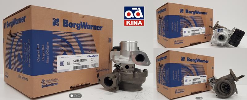 BORGWARNER TURBO EGEA 16> 500X 14> DOBLO III GIULIETTA (15-20) 1.6 MTJ (EURO6) | 46343489 46346550 71797377