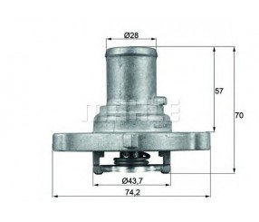 TERMOSTAT 04325201 BRAVA PALIO SIENA MAREA 1.6İ