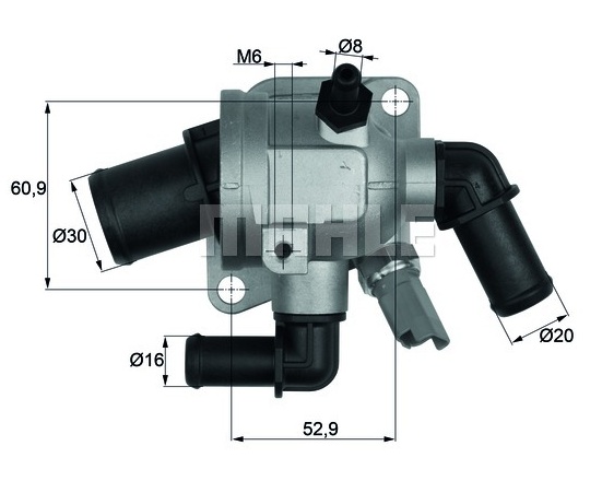 TERMOSTAT 04325221 MÜŞÜRSÜZ DOBLO FİORİNO LINEA 1.3 JTD CORSA-D-C ASTRA-H