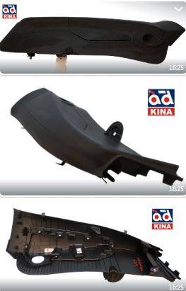 769185256R SOL ARKA DİREKS ALT KAPAK MEGANE IV | 769185256R