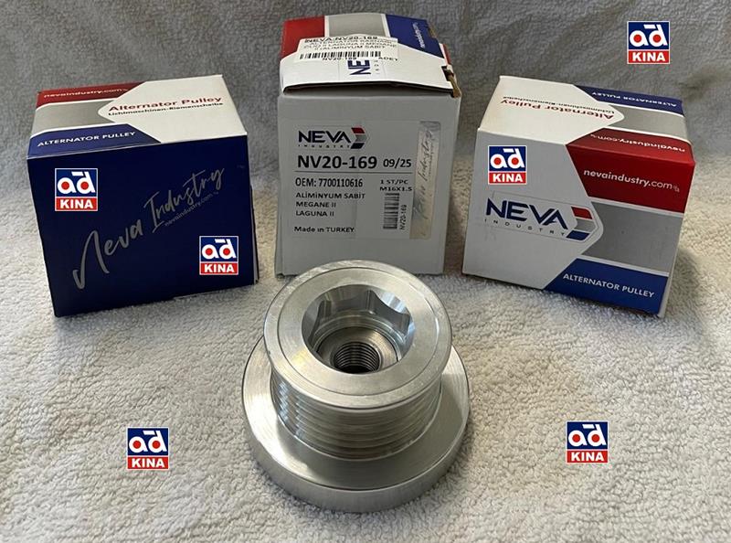 ALTERNATÖR KASNAĞI NV200169 CLIO-II LAGUNA-II MEGANE-II (ALİMİNYUM SABİT KASNAK)