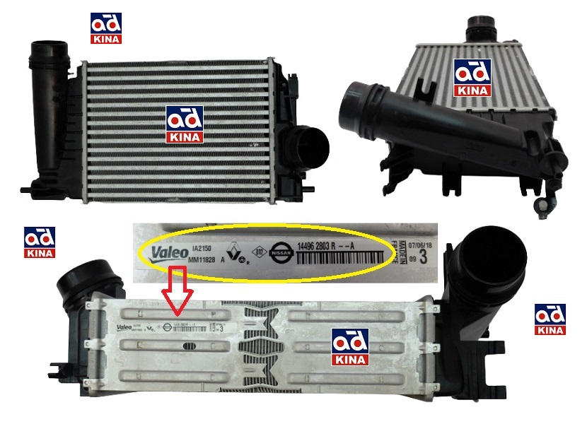 TURBO RADYATORU 144962803R MEGANE-IV 1.3 TCE KADJAR SCENIC-IV | 144962803R