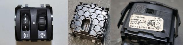 FAR AYAR DÜĞMESİ CAPTUR CLIO IV LAGUNA III MEGANE III TRAFIC III ZOE | 251900567R