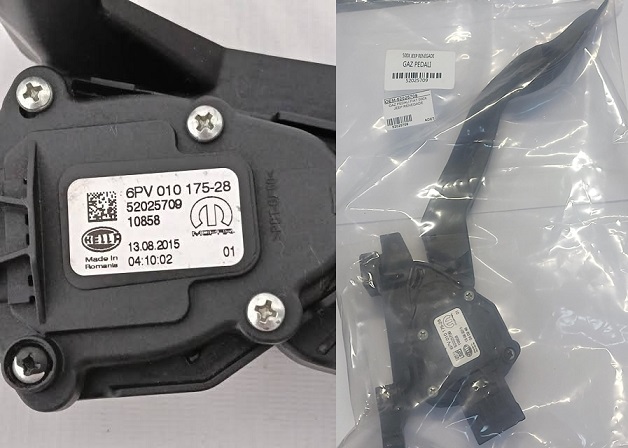 GAZ PEDALI 52025709 FIAT500X RENEGADE | 52025709