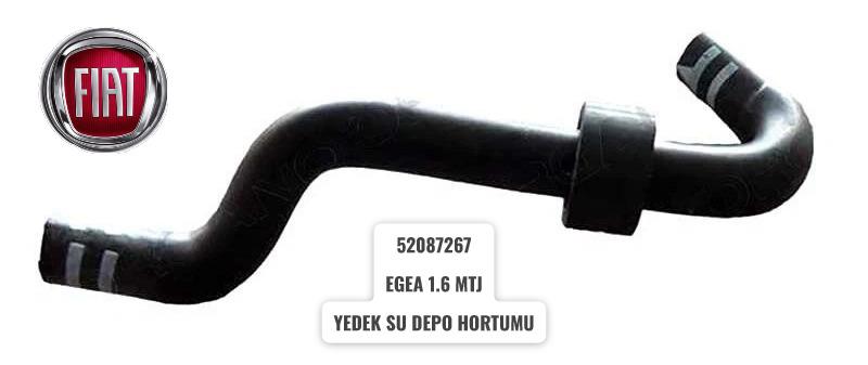 YEDEK SU DEPO HORTUMU 52087267 EGEA 1.6MJET | 52087267 51983457