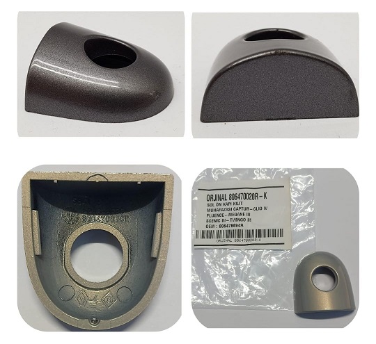 KAPI KİLİT MUHAFAZASI ÖN SOL (GRİ) CAPTUR CLIO IV FLUENCE MEGANE III ZOE | 806470020R