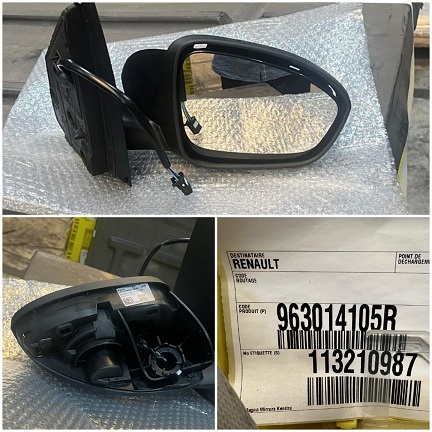 AYNA SAĞ 963014105R TALIANT SANDERO III JOGGER ELEKTRİKLİ (KAPAKSIZ)