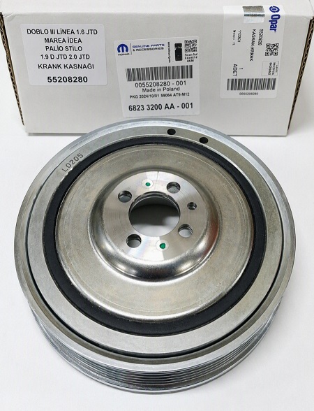 KRANK KASNAĞI 55208280 DOBLO 3 LINEA 1.6MJET MAREA IDEA PALİO STİLO 1.9D 2.0JTD | 55208280