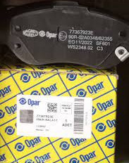 DİSK FREN BALATASI ÖN 77367923E EGEA 15-21