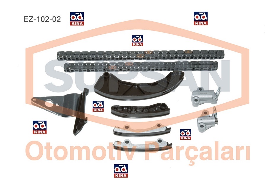 ZİNCİR SETİ EZ102 ACCENT ERA GETZ 1.5 CRDI-16V ENG.(D4FA) (8PARÇA)