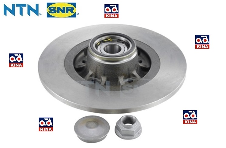 DİSK FREN AYNASI ARKA (ADET) KF15594U KANGO-III 1.5 DCI 1.6 (08-) BİLYALI