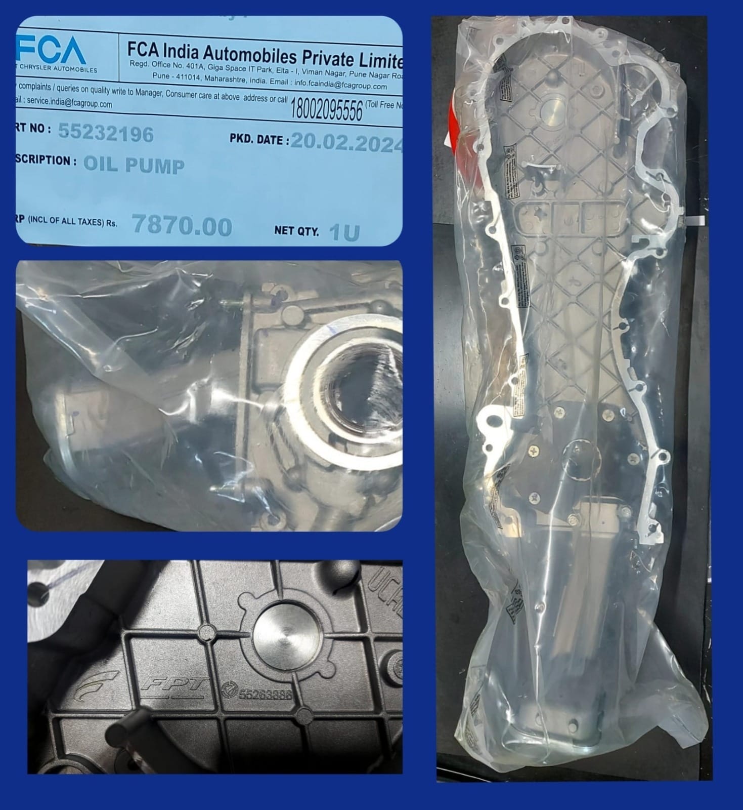 YAĞ POMPASI 359002100110 ALBEA 1.3 JTD DOBLO ASTRA-H CORSA-C