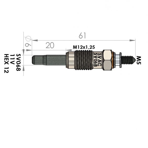 ISITMA BUJİSİ SV068 CARISMA 1.9 TD