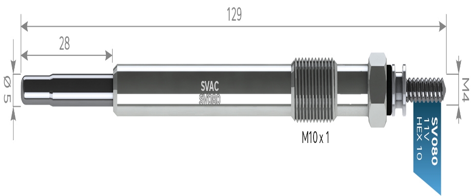 ISITMA BUJİSİ SV080 VECTRA 2.0 Dİ