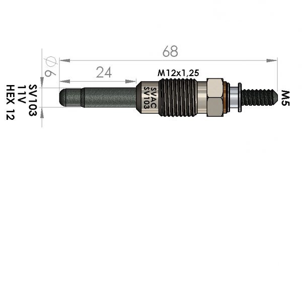 ISITMA BUJİSİ SV103 EXPRES 1.6 D-1.9 D R9 R11 R19 R21