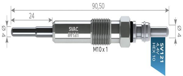 ISITMA BUJİSİ SV121 KANGO III MEGANE III SCENIC III 1.5 DCİ