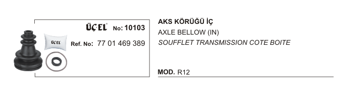 AKS KÖRÜĞÜ İÇ 10103 R12 7701469389 (ÜÇGEN KAFA)