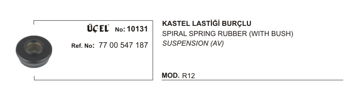 KASTER LASTİĞİ BURÇLU 10131 R12 (7700547187)