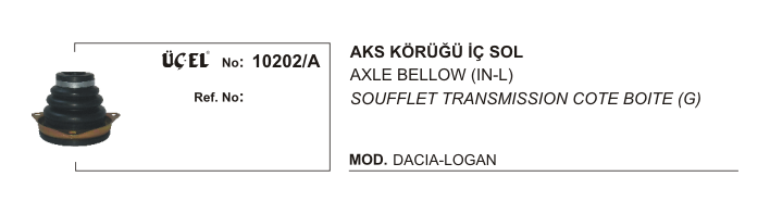 AKS KÖRÜĞÜ İÇ SOL 10202A LOGAN SAÇLI 7701473830