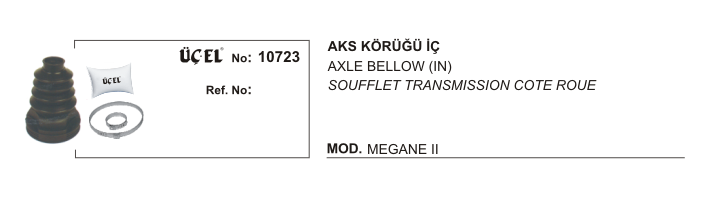 AKS KÖRÜĞÜ İÇ 10723 MEGANE-II DACIA LOGAN 7701209255 6001548164