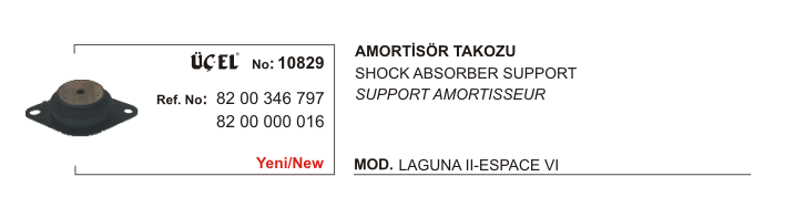 ŞANZUMAN TAKOZU 10829 LAGUNA-II
