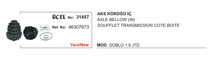 AKS KÖRÜĞÜ İÇ 31457 DOBLO 1.9 JTD 46307673