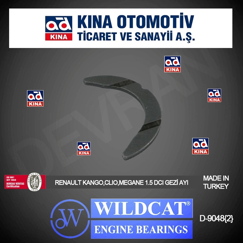 KENAR YATAK 1030STD KANGO CLIO MEGANE 1.6 1.5DCI